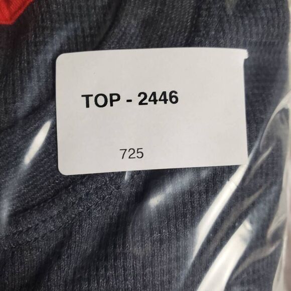 Colosseum Men’s Nebraska Huskers Long Sleeve Thermal Shirt Gray Red Small NCAA - Picture 7 of 7